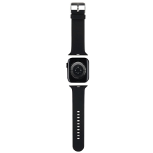 Karl Lagerfeld 3D Rubber Karl&amp;Choupette Heads strap for Apple Watch 42 / 44 / 45 / 49mm - black