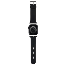 Karl Lagerfeld 3D guminis Karl galvos dirželis Apple Watch 38/40/41mm – juodas