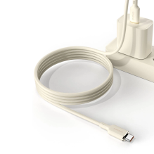 Dudao L7SC USB-A - USB-C cable 5A 1m - beige