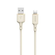 Dudao L7SL USB-A - Lightning 5A laidas 1m - smėlio spalvos