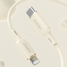 Dudao L7SCL USB-C - Lightning 30W 2m cable - beige