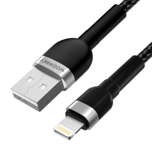 Wozinsky WNBAL1 USB-A / Lightning 2.4A laidas 1 m - juodas