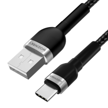 Wozinsky WNBAC1 USB-A / USB-C 2.4A laidas 1 m - juodas