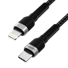 Wozinsky WNBCL1 Lightning / USB-C PD 30W cable 1 m - black