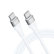 Wozinsky WSTCC1 USB-C / USB-C PD 65W cable 1 m long - white