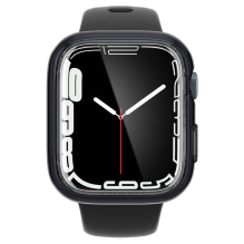 „Spigen Ultra Hybrid“ dėklas, skirtas Apple Watch 7/8/9 (45 mm) – permatomas pilkas