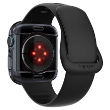 „Spigen Ultra Hybrid“ dėklas, skirtas Apple Watch 7/8/9 (45 mm) – permatomas pilkas