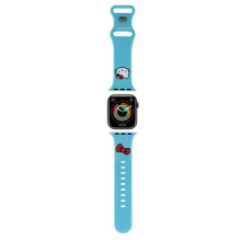 Hello Kitty silikoninis Kitty galvos dirželis skirtas Apple Watch 38/40/41mm – mėlynas