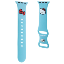 Hello Kitty silikoninis Kitty galvos dirželis skirtas Apple Watch 38/40/41mm – mėlynas