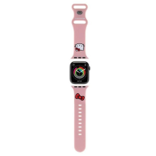 Hello Kitty silikoninis Kitty galvos dirželis skirtas Apple Watch 38/40/41mm – rožinė