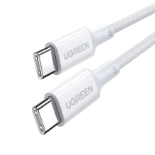 Ugreen US557 USB-C / USB-C PD laidas 100W 1m - baltas