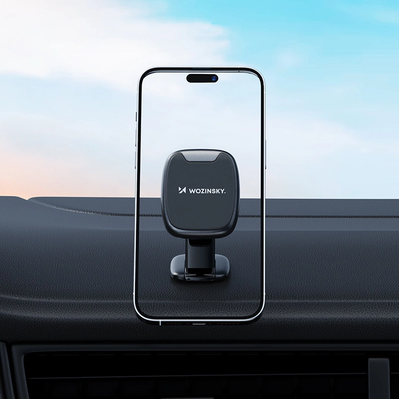 Wozinsky WUMTD magnetic phone holder for car dashboard - black