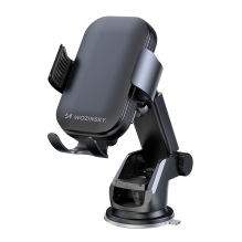 Wozinsky WUMID Phone Holder with 15W Inductive Charger for Car Dashboard - Black