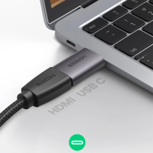 Ugreen US320 USB-C HDMI adapteris – pilkas