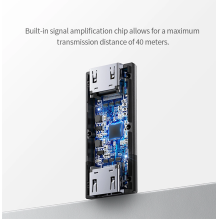 Ugreen CM429 HDMI signalo stiprintuvas - juodas