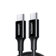 Ugreen US300 USB-C / USB-C cable 480Mb / s 5A 1m - black