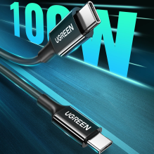 Ugreen US300 USB-C / USB-C cable 480Mb / s 5A 1m - black