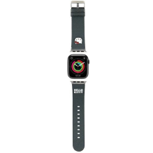 Hello Kitty Kitty galvos dirželis, skirtas Apple Watch 38 / 40 / 41 mm - juodas