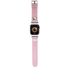 Hello Kitty Kitty galvos dirželis, skirtas Apple Watch 38 / 40 / 41 mm - rožinė