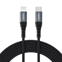 Choetech IP0041 USB-C / Lightning MFi 480Mb / s 3A 2 m cable - black