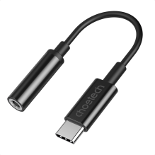 Choetech AUX003 USB-C / DC 3,5 mm garso adapteris - juodas