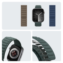 Magnetinis Dux Ducis dirželis BL, skirtas Apple Watch 38 / 40 / 41 mm - žalias