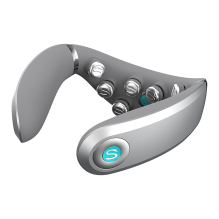 SKG G7 Pro-E neck massager with red light therapy and compress - gray