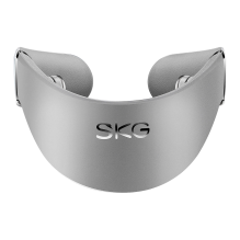 SKG G7 Pro-E neck massager with red light therapy and compress - gray