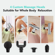 SKG F3 Lite massage gun for the whole body - silver