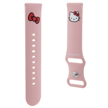 Hello Kitty Silicone Kitty Head strap universal 22mm - pink