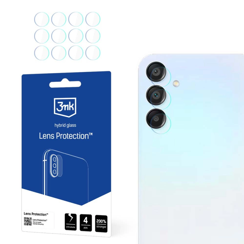 3mk Lens Protection™ hibridinis fotoaparato stiklas, skirtas Samsung Galaxy A15 5G