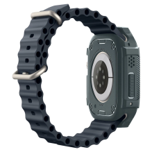 „Spigen Rugged Armor“ dėklas, skirtas „Apple Watch Ultra 1/2“ (49 mm) – tamsiai žalias