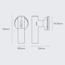 Baseus belaidė elektrinė poliravimo mašina 30W 4000mAh juoda (CRDLQ-B01)