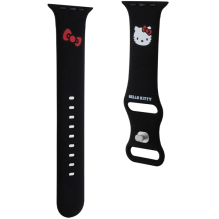 Hello Kitty Silicone Kitty Head Strap for Apple Watch 42 / 44 / 45 / 49mm - Black