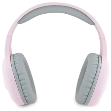 Hello Kitty Metal Logo Bluetooth on-ear headphones - pink