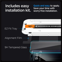  RETURNED ITEM TEMPERED GLASS Spigen GLAS.TR &quot;EZ FIT&quot; 2-PACK IPHONE 15 PRO MAX CLEAR