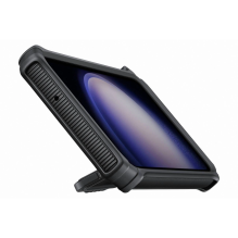  RETURNED ITEM Samsung Rugged Gadget Case for Samsung Galaxy S23 Rugged Cover Ring Holder Stand gray (EF-RS911CBEGWW)