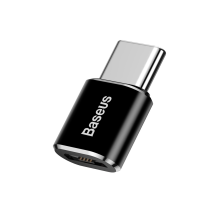 Baseus Mini Micro USB į USB-C adapteris – juodas