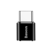 Baseus Mini Micro USB į USB-C adapteris – juodas