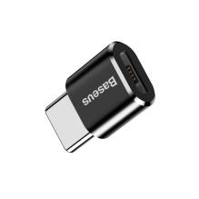 Baseus Mini Micro USB į USB-C adapteris – juodas