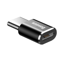 Baseus Mini Micro USB į USB-C adapteris – juodas