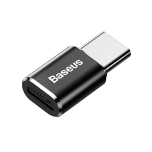 Baseus Mini Micro USB į USB-C adapteris – juodas