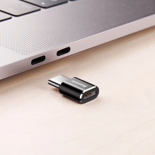 Baseus Mini Micro USB į USB-C adapteris – juodas