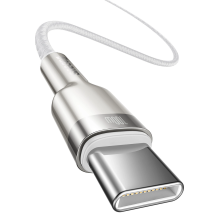 Baseus Cafule Series Metal Data USB-C / USB-C PD QC SCP 100W 5A 1 m cable - white