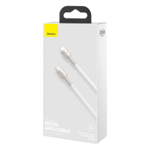 Baseus Cafule Series Metal Data USB-C / Lightning 20W PD cable 1 m - white