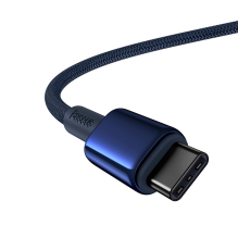 Baseus Tungsten Gold USB-C / USB-C cable 100W 1m - navy blue