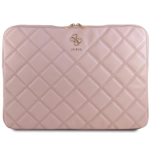 Guess Quilted 4G cover for a 16&quot; laptop - pink