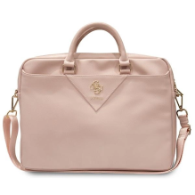 Guess Triangle 4G bag for a 16&quot; laptop - pink