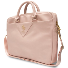 Guess Triangle 4G bag for a 16&quot; laptop - pink