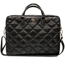 Guess 4G Quilted bag for a 16&quot; laptop - black